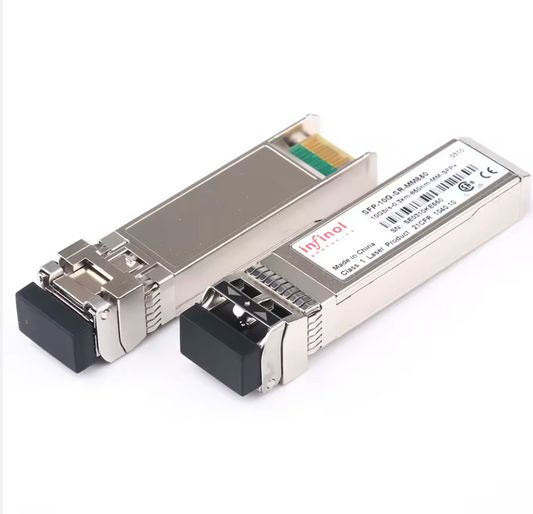 Módulo Transceptor Óptico de Fibra de Corto Alcance 10G SR SFP+ MMF 10GBASE 850nm 300m Dúplex LC DDM.